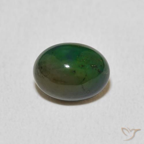 0.86ct 天然 彩色 蛋白石, 椭圆形, 不透明