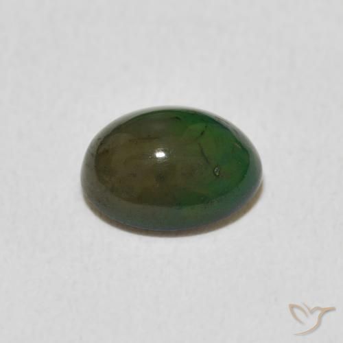 0.86克拉天然蛋白石，椭圆形，不透明
