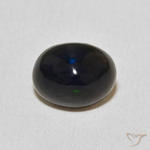 1.23ct 天然 彩色 蛋白石, 椭圆形, 不透明