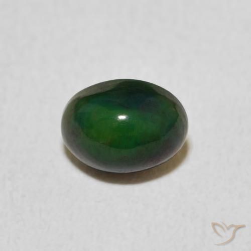 0.67ct 天然 彩色 蛋白石, 椭圆形, 不透明
