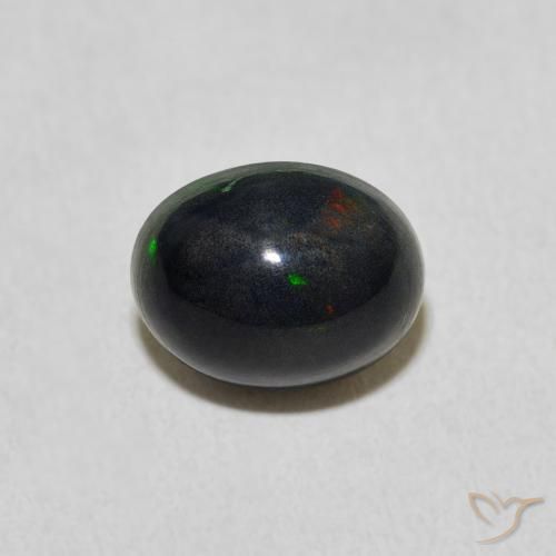 1.32ct 天然 彩色 蛋白石, 椭圆形, 不透明