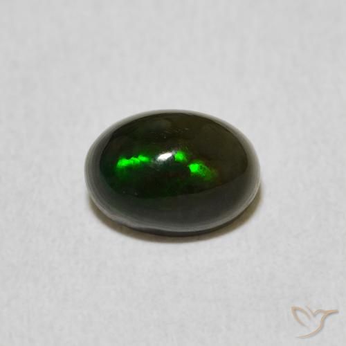 0.77ct 天然 彩色 蛋白石, 椭圆形, 不透明