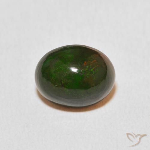 1.96ct 天然 彩色 蛋白石, 椭圆形, 不透明