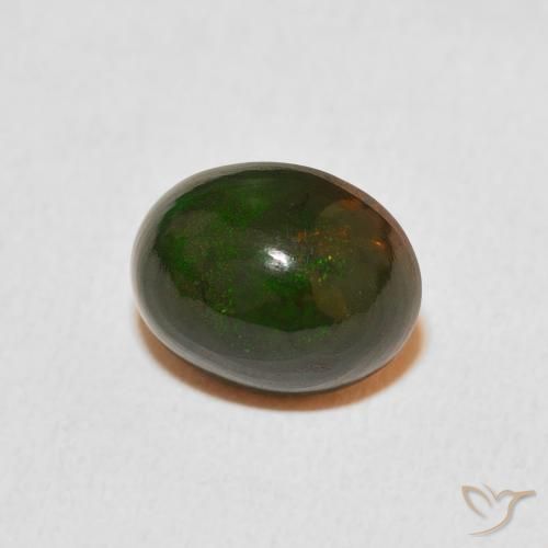 1.96克拉天然蛋白石，椭圆形，不透明