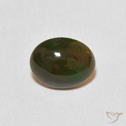 1.03ct 天然 彩色 蛋白石, 椭圆形, 不透明
