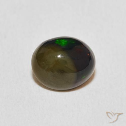 1.29ct 天然 彩色 蛋白石, 椭圆形, 不透明