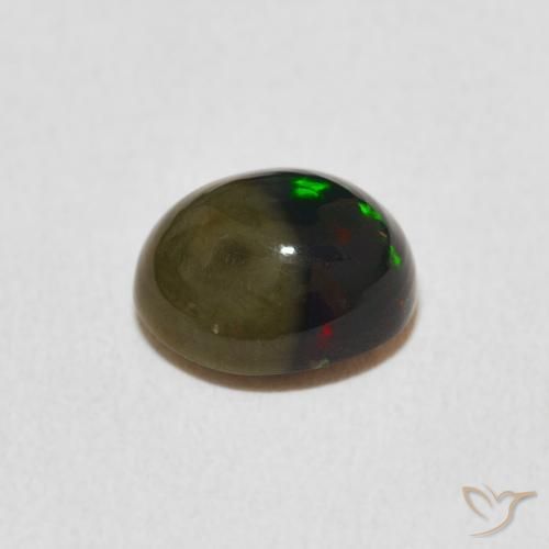 1.29克拉天然蛋白石，椭圆形，不透明