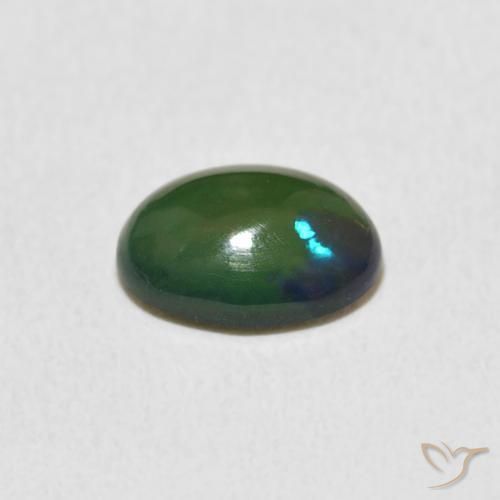 0.91克拉天然蛋白石，椭圆形，不透明