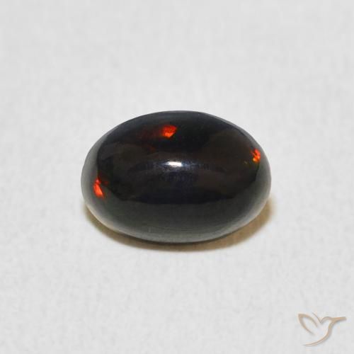 0.42ct 天然 彩色 蛋白石, 椭圆形, 不透明