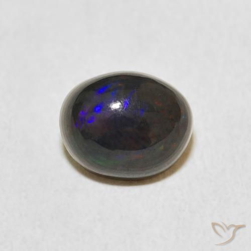 0.91ct 天然 彩色 蛋白石, 椭圆形, 不透明
