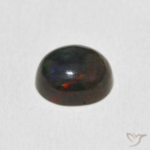 0.91克拉天然蛋白石，椭圆形，不透明