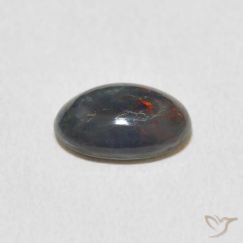 0.87克拉天然蛋白石，椭圆形，不透明