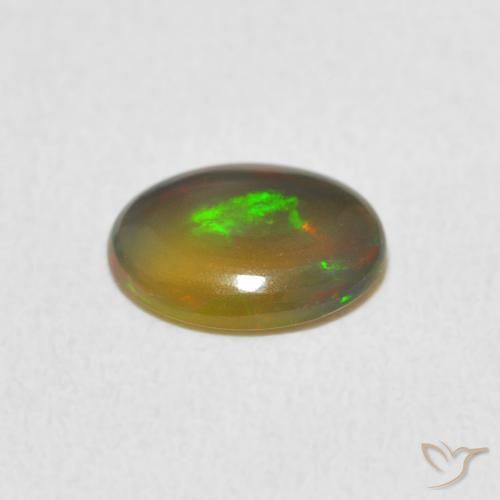 0.81克拉天然蛋白石，椭圆形，不透明