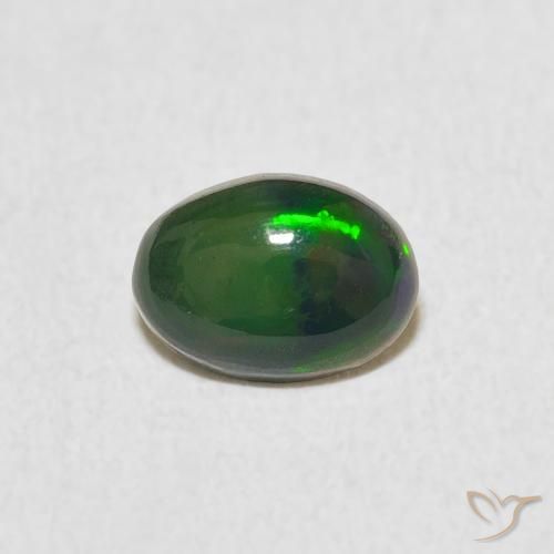 0.42ct 天然 彩色 蛋白石, 椭圆形, 不透明