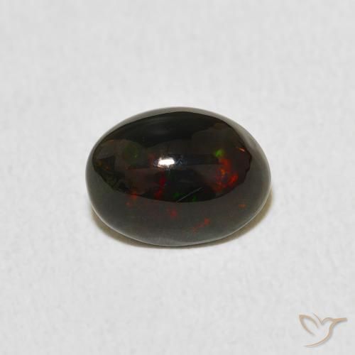 0.64ct 天然 彩色 蛋白石, 椭圆形, 不透明