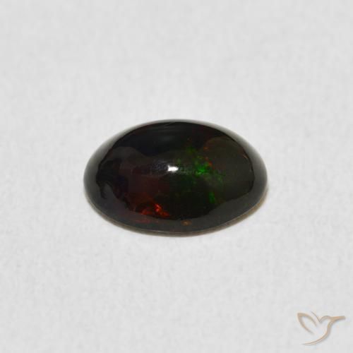 0.64克拉天然蛋白石，椭圆形，不透明