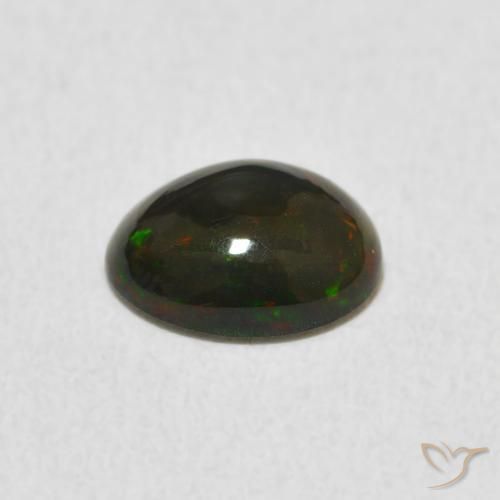 0.75克拉天然蛋白石，椭圆形，不透明