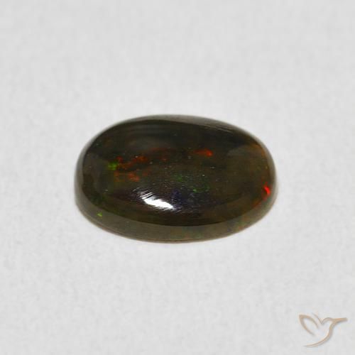 0.81克拉天然蛋白石，椭圆形，不透明