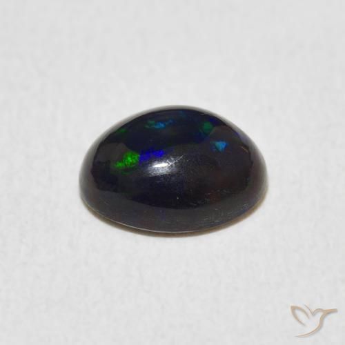 0.73克拉天然蛋白石，椭圆形，不透明