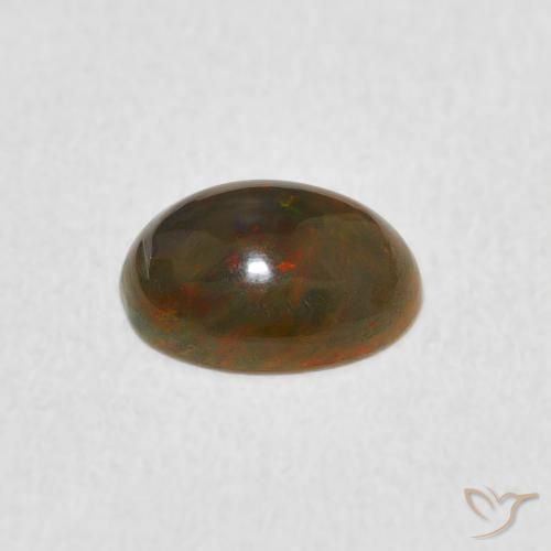 0.69克拉天然蛋白石，椭圆形，不透明
