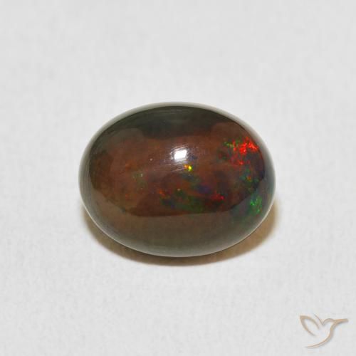 1.72ct 天然 彩色 蛋白石, 椭圆形, 不透明