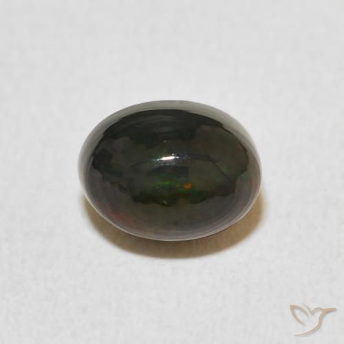 1.29ct 天然 彩色 蛋白石, 椭圆形, 不透明