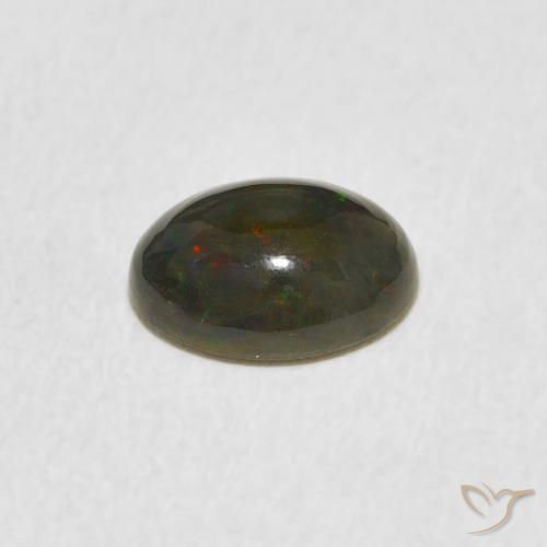 0.79克拉天然蛋白石，椭圆形，不透明