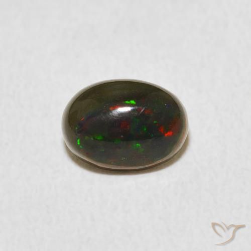 0.60ct 天然 彩色 蛋白石, 椭圆形, 不透明