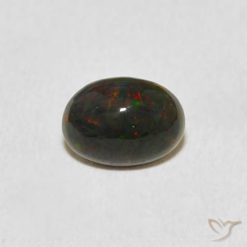 0.67ct 天然 彩色 蛋白石, 椭圆形, 不透明