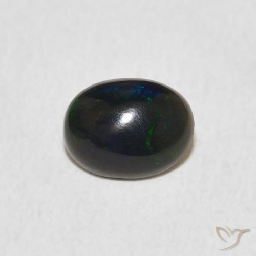 0.60ct 天然 彩色 蛋白石, 椭圆形, 不透明