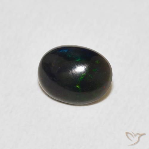 0.60克拉天然蛋白石，椭圆形，不透明