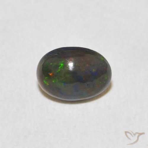 0.48ct 天然 彩色 蛋白石, 椭圆形, 不透明