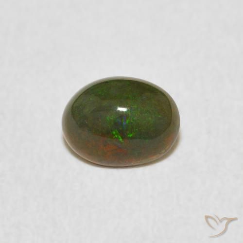 0.40ct 天然 彩色 蛋白石, 椭圆形, 不透明