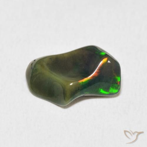 2.28ct 天然 彩色 蛋白石, 花式切割, 不透明