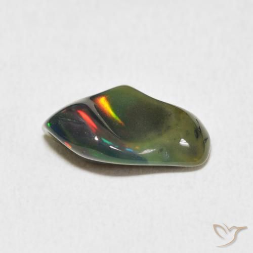 2.28克拉天然蛋白石，花式切割，不透明