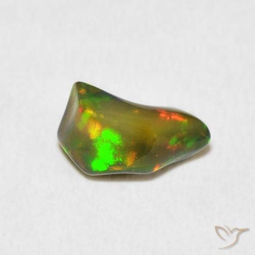1.28ct 天然 彩色 蛋白石, 花式切割, 不透明