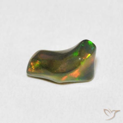 1.28克拉天然蛋白石，花式切割，不透明