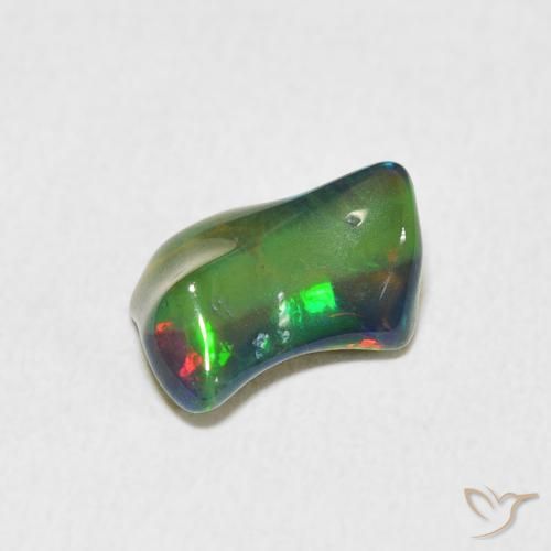 1.66克拉天然蛋白石，花式切割，不透明