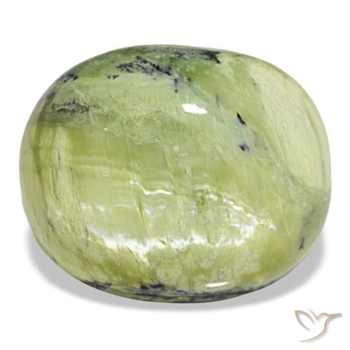 41.82克拉天然绿色欧泊，椭圆形切割，25.1×20.8毫米，不透明