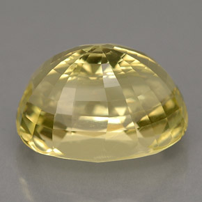 6.60克拉天然黄色正长石，椭圆形切割，13×10毫米，VS
