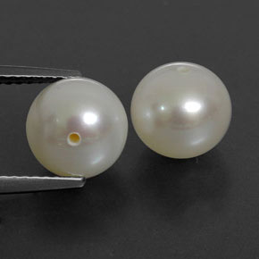 克拉天然珍珠，球形，不透明