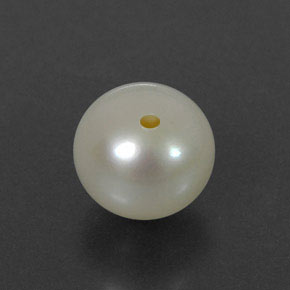 3.81克拉天然奶油色珍珠，球形，8.39毫米，不透明
