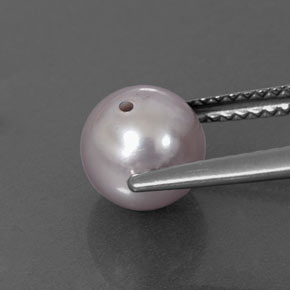 2.59克拉天然珍珠，球形，不透明