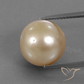 12.62克拉天然珍珠，球形，不透明