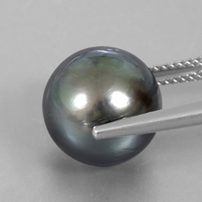 12.55克拉天然珍珠，球形，不透明