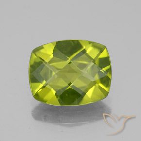 2.54ct 天然 充满活力的绿色 橄榄石, 软垫, VS