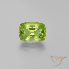 2.49ct 天然 中绿色 橄榄石, 软垫, VS
