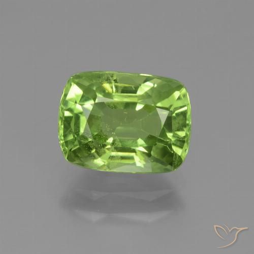 2.14ct 天然 中绿色 橄榄石, 软垫, VS
