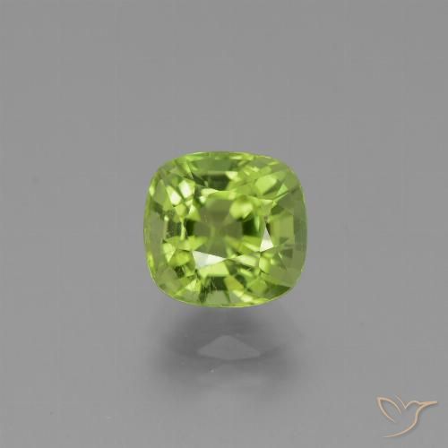 2.54ct 天然 中绿色 橄榄石, 软垫, VS