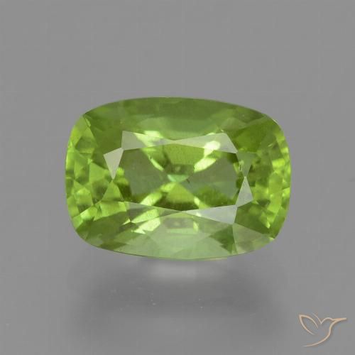 2.51ct 天然 中绿色 橄榄石, 软垫, VS